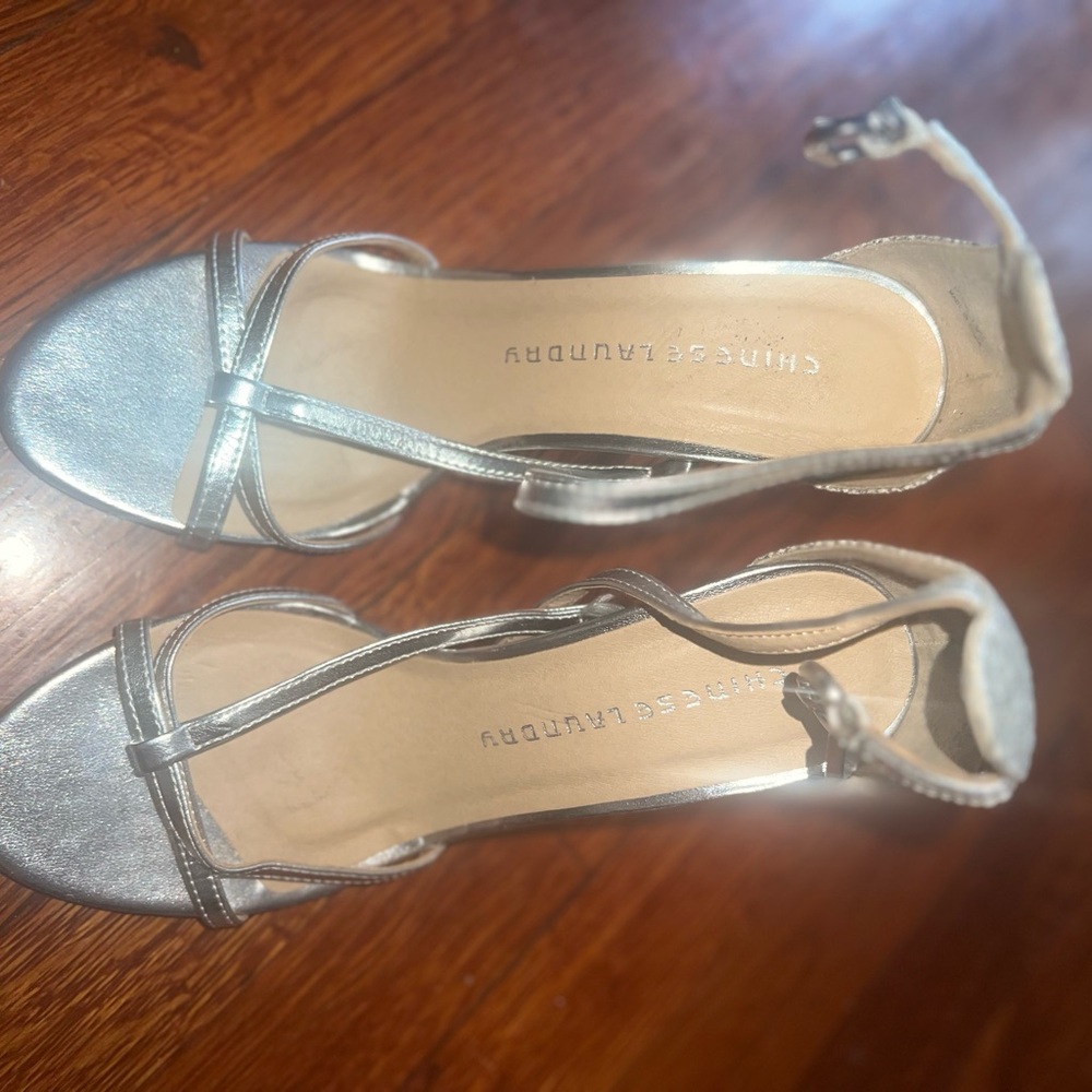 Elegant Silver Stilettos - image 4